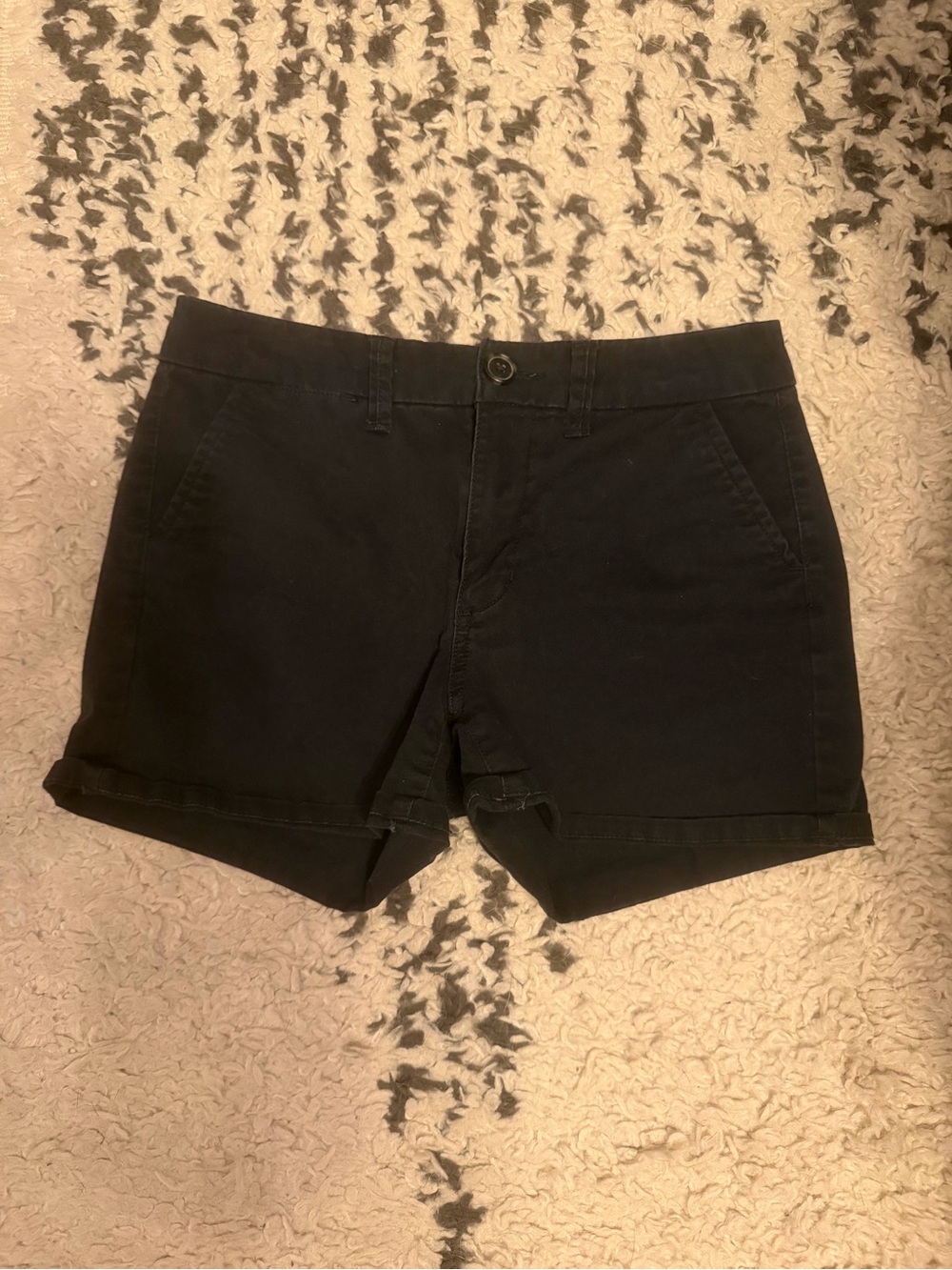 American Eagle Outfitters Black Women's Chino Shorts